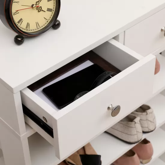 Storage Rack Storage Organiser in the Entryway Economical Home Shoe Rack Multi-Layer Shoe Cabinet,bring 2 drawers ,Very Suitable for Entrance Hallway (White) Storage Rack Storage Organiser in the Entryway Economical Home Shoe Rack Multi-Layer Shoe Cabinet,bring 2 drawers ,Very Suitable for Entrance Hallway (White)