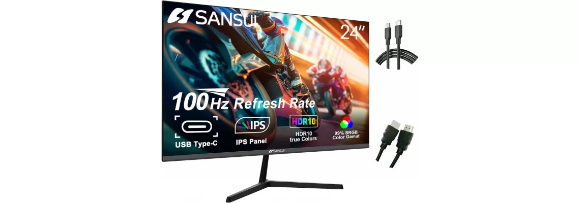 Top 5 Features of the Sansui 24-inch FHD PC Monitor with USB Type-C for Home Office Top 5 Features of the Sansui 24-inch FHD PC Monitor with USB Type-C for Home Office