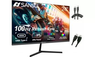 Top 5 Features of the Sansui 24-inch FHD PC Monitor with USB Type-C for Home Office