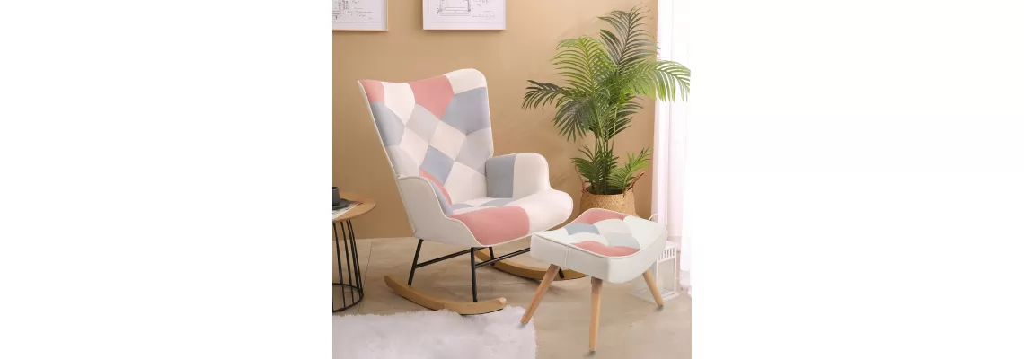 Mid Century Rocking Chair with Ottoman: Stylish and Comfortable Addition to Your Living Space Mid Century Rocking Chair with Ottoman: Stylish and Comfortable Addition to Your Living Space