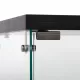 Glass Display Cabinet 4 Shelves with Door, Floor Standing Curio Bookshelf for Living Room Bedroom Office, 64.7 Inch*16.7 Inch*14.3 Inch, Black Glass Display Cabinet 4 Shelves with Door, Floor Standing Curio Bookshelf for Living Room Bedroom Office, 64.7 Inch*16.7 Inch*14.3 Inch, Black
