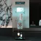 LED lights Glass Display Cabinet 4 Shelves with Door, Floor Standing Curio Bookshelf for Living Room Bedroom Office, 64.7 Inch*16.7 Inch*14.3 Inch, Black LED lights Glass Display Cabinet 4 Shelves with Door, Floor Standing Curio Bookshelf for Living Room Bedroom Office, 64.7 Inch*16.7 Inch*14.3 Inch, Black