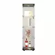 LED lights Glass Display Cabinet 4 Shelves with Door, Floor Standing Curio Bookshelf for Living Room Bedroom Office, 64.7 Inch*16.7 Inch*14.3 Inch, Black LED lights Glass Display Cabinet 4 Shelves with Door, Floor Standing Curio Bookshelf for Living Room Bedroom Office, 64.7 Inch*16.7 Inch*14.3 Inch, Black