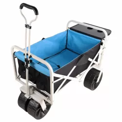 Folding Wagon Garden Shopping Beach Cart (white) Folding Wagon Garden Shopping Beach Cart (white)