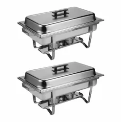 Buffet Catering Dish For Home and Outdoor 2 sets