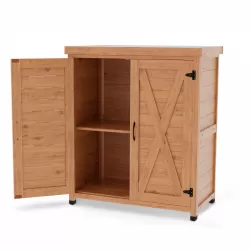 Potting Bench with Storage Cabinet and Metal Table Top for Outdoor Patio,Outdoor Work Station Table Potting Bench with Storage Cabinet and Metal Table Top for Outdoor Patio,Outdoor Work Station Table