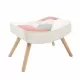 Rocking Chair with ottoman, Mid Century Fabric Rocker Chair with Wood Legs and Patchwork Linen for Livingroom Bedroom Rocking Chair with ottoman, Mid Century Fabric Rocker Chair with Wood Legs and Patchwork Linen for Livingroom Bedroom