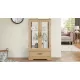 Glass Cabinet Lighted Glass Cabinet Curio Display Cabinet with Adjustable Glass Shelves 2 Doors and 1 drawer Cabinet Bulb Included OAK Glass Cabinet Lighted Glass Cabinet Curio Display Cabinet with Adjustable Glass Shelves 2 Doors and 1 drawer Cabinet Bulb Included OAK