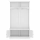 Hall Tree with Storage Shoe Bench for Entryway and Hallway, 4-in-1 Design Coat Racks with 4 Hooks for Living Room, White(Old SKU: W1307113678) Hall Tree with Storage Shoe Bench for Entryway and Hallway, 4-in-1 Design Coat Racks with 4 Hooks for Living Room, White(Old SKU: W1307113678)