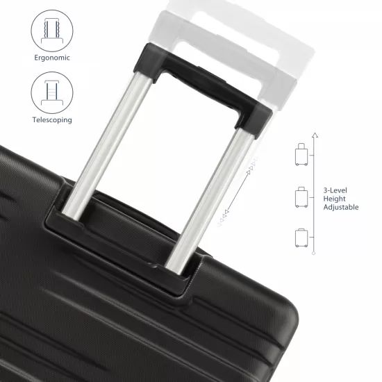 Luggage with TSA Lock Spinner Wheels Hardside Expandable Luggage Travel Suitcase Check In Luggage ABS 24 Inch Luggage with TSA Lock Spinner Wheels Hardside Expandable Luggage Travel Suitcase Check In Luggage ABS 24 Inch