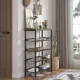 Industrial shoe rack, adjustable country style 5-layer shoe rack storage rack, with 4 mesh shelves, suitable for entrance, living room, bedroom and porch Industrial shoe rack, adjustable country style 5-layer shoe rack storage rack, with 4 mesh shelves, suitable for entrance, living room, bedroom and porch