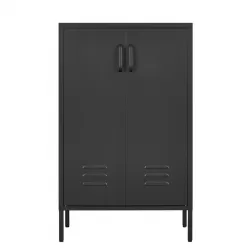 Suitable for steel storage cabinets in living rooms, kitchens, and bedrooms, 2 door miscellaneous storage cabinet, garage tool storage cabinet, and office file cabinet 2 movable partitions