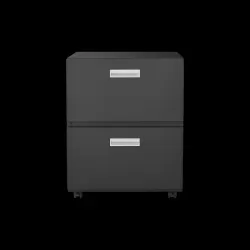 Office furniture Copier Cabinet black 2 door steel copier stand mobile pedestal file Printer Stand