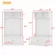 Hall Tree with Storage Shoe Bench for Entryway and Hallway, 4-in-1 Design Coat Racks with 4 Hooks for Living Room, White(Old SKU: W1307113678) Hall Tree with Storage Shoe Bench for Entryway and Hallway, 4-in-1 Design Coat Racks with 4 Hooks for Living Room, White(Old SKU: W1307113678)