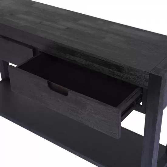 U_STYLE Console Table Entryway Table for Hallway Living Room with 2 Drawers and 1 Shelf U_STYLE Console Table Entryway Table for Hallway Living Room with 2 Drawers and 1 Shelf