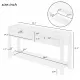 U_STYLE Console Table Entryway Table for Hallway Living Room with 2 Drawers and 1 Shelf U_STYLE Console Table Entryway Table for Hallway Living Room with 2 Drawers and 1 Shelf
