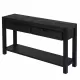 U_STYLE Console Table Entryway Table for Hallway Living Room with 2 Drawers and 1 Shelf U_STYLE Console Table Entryway Table for Hallway Living Room with 2 Drawers and 1 Shelf