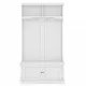 Hall Tree with Storage Shoe Bench for Entryway and Hallway, 4-in-1 Design Coat Racks with 4 Hooks for Living Room, White(Old SKU: W1307113678) Hall Tree with Storage Shoe Bench for Entryway and Hallway, 4-in-1 Design Coat Racks with 4 Hooks for Living Room, White(Old SKU: W1307113678)