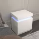 Modern white Nightstand With 2 Storage Drawers,Led Lights, End Table For Bedroom Furniture Modern white Nightstand With 2 Storage Drawers,Led Lights, End Table For Bedroom Furniture