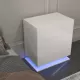 LED Nightstand with 3 drawers,White bedside Table ,Modern End Side Table for Bedroom LED Nightstand with 3 drawers,White bedside Table ,Modern End Side Table for Bedroom
