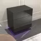 Nightstand with 3 Storage Drawers,Led Lights, End Table for Bedroom Furniture Nightstand with 3 Storage Drawers,Led Lights, End Table for Bedroom Furniture