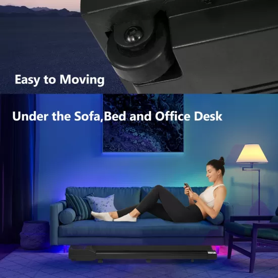 NEW RELEASE 8.10 Walking Pad Under Desk Treadmill for Home Office -2.5HP Walking Treadmill 0.6-4MPH 300LBS Capacity Treadmill for Walking Running Remote Control Batterys NEW RELEASE 8.10 Walking Pad Under Desk Treadmill for Home Office -2.5HP Walking Treadmill 0.6-4MPH 300LBS Capacity Treadmill for Walking Running Remote Control Batterys