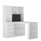 L Shaped Desk with Charger,Computer Desk with Drawers,Bookshelf & Hutchwith LED Light,Modern Corner Desk,Home Office Desk,L-Shaped Study Table Writing Desk,Corner Gaming Computer Desk with Storage L Shaped Desk with Charger,Computer Desk with Drawers,Bookshelf & Hutchwith LED Light,Modern Corner Desk,Home Office Desk,L-Shaped Study Table Writing Desk,Corner Gaming Computer Desk with Storage