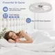 Modern Acrylic Ceiling Fan Light with Remote Control, Dimmable LED Chandelier, 6-Speed Adjustable, Quiet Motor, Flush Mount Design for Living Room, Bedroom, Dining Room Modern Acrylic Ceiling Fan Light with Remote Control, Dimmable LED Chandelier, 6-Speed Adjustable, Quiet Motor, Flush Mount Design for Living Room, Bedroom, Dining Room