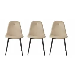 Dining Chair set of 2 with High Backs Mid Century Modern Kitchen & Dining Room Chairs PU Faux Leather Upholstered sillas de comedor Comfortable Large Padded Accent Chair with Metal Legs Dining Chair set of 2 with High Backs Mid Century Modern Kitchen & Dining Room Chairs PU Faux Leather Upholstered sillas de comedor Comfortable Large Padded Accent Chair with Metal Legs