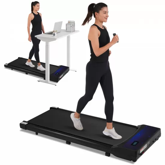 NEW RELEASE 8.10 Walking Pad Under Desk Treadmill for Home Office -2.5HP Walking Treadmill 0.6-4MPH 300LBS Capacity Treadmill for Walking Running Remote Control Batterys NEW RELEASE 8.10 Walking Pad Under Desk Treadmill for Home Office -2.5HP Walking Treadmill 0.6-4MPH 300LBS Capacity Treadmill for Walking Running Remote Control Batterys