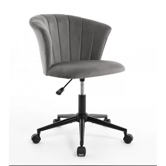 Home Office Chair, Velvet Fabric Swivel Flower Shape Computer Desk Chair for Home Office or Bedroom Home Office Chair, Velvet Fabric Swivel Flower Shape Computer Desk Chair for Home Office or Bedroom