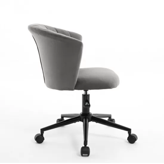 Home Office Chair, Velvet Fabric Swivel Flower Shape Computer Desk Chair for Home Office or Bedroom Home Office Chair, Velvet Fabric Swivel Flower Shape Computer Desk Chair for Home Office or Bedroom