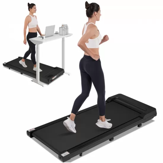 NEW RELEASE 8.10 Walking Pad Under Desk Treadmill for Home Office -2.5HP Walking Treadmill 0.6-4MPH 300LBS Capacity Treadmill for Walking Running Remote Control Batterys NEW RELEASE 8.10 Walking Pad Under Desk Treadmill for Home Office -2.5HP Walking Treadmill 0.6-4MPH 300LBS Capacity Treadmill for Walking Running Remote Control Batterys