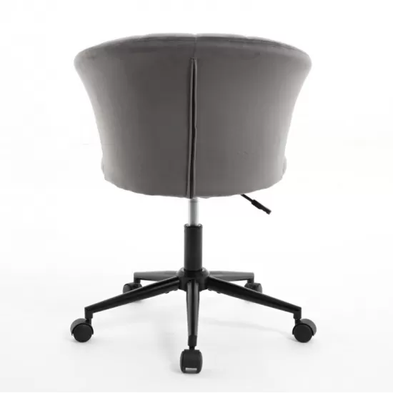 Home Office Chair, Velvet Fabric Swivel Flower Shape Computer Desk Chair for Home Office or Bedroom Home Office Chair, Velvet Fabric Swivel Flower Shape Computer Desk Chair for Home Office or Bedroom