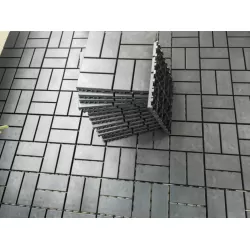 Plastic Interlocking Deck Tiles, 36-Pack, 12 Inchx12 Inch Waterproof Outdoor All Weather Use Patio Tiles with Enhanced Drainage Design, Perfect for Poolside, Balcony, and Backyard - Grey Plastic Interlocking Deck Tiles, 36-Pack, 12 Inchx12 Inch Waterproof Outdoor All Weather Use Patio Tiles with Enhanced Drainage Design, Perfect for Poolside, Balcony, and Backyard - Grey