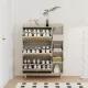 Natural Bohemia Style Shoe Cabinet, Shoe Rack Cabinet with 3 Rattan Flip Drawers,3 Square Shelves and 1 Storage Drawer, Shoe Organizer with Mulit Storage Space and Hooks for Hallway, Entryway, White Natural Bohemia Style Shoe Cabinet, Shoe Rack Cabinet with 3 Rattan Flip Drawers,3 Square Shelves and 1 Storage Drawer, Shoe Organizer with Mulit Storage Space and Hooks for Hallway, Entryway, White