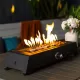 28 inch Tabletop Fire Pit, Propane Gas Fire Pit with Quick Connect Joint, Glass Wind Guard and Lava Rock, Outdoor Portable Tabletop Fire Pit 28 inch Tabletop Fire Pit, Propane Gas Fire Pit with Quick Connect Joint, Glass Wind Guard and Lava Rock, Outdoor Portable Tabletop Fire Pit