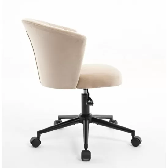 Home Office Chair, Velvet Fabric Swivel Flower Shape Computer Desk Chair for Home Office or Bedroom Home Office Chair, Velvet Fabric Swivel Flower Shape Computer Desk Chair for Home Office or Bedroom