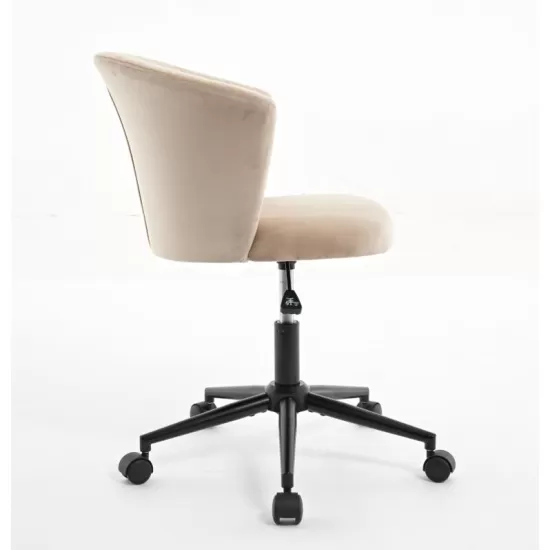 Home Office Chair, Velvet Fabric Swivel Flower Shape Computer Desk Chair for Home Office or Bedroom Home Office Chair, Velvet Fabric Swivel Flower Shape Computer Desk Chair for Home Office or Bedroom