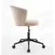Home Office Chair, Velvet Fabric Swivel Flower Shape Computer Desk Chair for Home Office or Bedroom Home Office Chair, Velvet Fabric Swivel Flower Shape Computer Desk Chair for Home Office or Bedroom