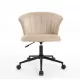 Home Office Chair, Velvet Fabric Swivel Flower Shape Computer Desk Chair for Home Office or Bedroom Home Office Chair, Velvet Fabric Swivel Flower Shape Computer Desk Chair for Home Office or Bedroom