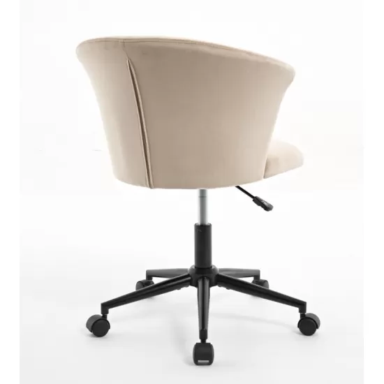Home Office Chair, Velvet Fabric Swivel Flower Shape Computer Desk Chair for Home Office or Bedroom Home Office Chair, Velvet Fabric Swivel Flower Shape Computer Desk Chair for Home Office or Bedroom