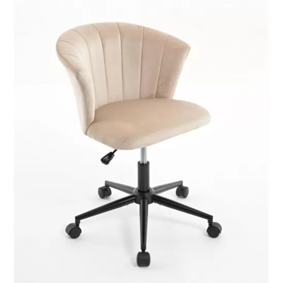 Home Office Chair, Velvet Fabric Swivel Flower Shape Computer Desk Chair for Home Office or Bedroom Home Office Chair, Velvet Fabric Swivel Flower Shape Computer Desk Chair for Home Office or Bedroom