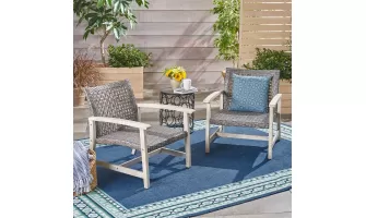   

Elevate Your Space with the Stylish Hampton Wood + Wicker Club Chair