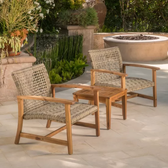 HAMPTON WOOD + WICKER CLUB CHAIR ( set of 2) HAMPTON WOOD + WICKER CLUB CHAIR ( set of 2)