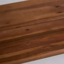 ZION INDUSTRIAL WOOD AND METAL BENCH