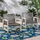 HAMPTON WOOD + WICKER CLUB CHAIR HAMPTON WOOD + WICKER CLUB CHAIR