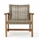 HAMPTON WOOD + WICKER CLUB CHAIR ( set of 2) HAMPTON WOOD + WICKER CLUB CHAIR ( set of 2)