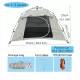 Tent, quick-opening automatic tent, waterproof and UV resistant tent, suitable for 2~3 people camping, picnic, outdoor travel tent - beige Tent, quick-opening automatic tent, waterproof and UV resistant tent, suitable for 2~3 people camping, picnic, outdoor travel tent - beige