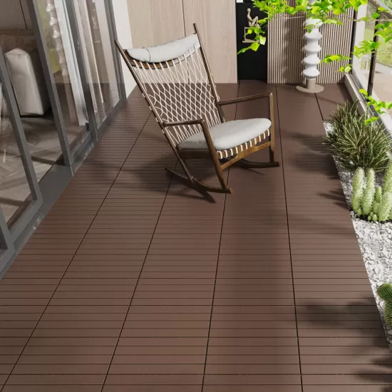 2FT Patio Deck Tiles, DIY Module Interlocking Decking Tiles Floor Tile,Easy and Quick Installation Court Tiles for Porch Poolside Balcony Backyard 24pcs Red Brown 2FT Patio Deck Tiles, DIY Module Interlocking Decking Tiles Floor Tile,Easy and Quick Installation Court Tiles for Porch Poolside Balcony Backyard 24pcs Red Brown